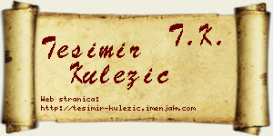 Tešimir Kulezić vizit kartica